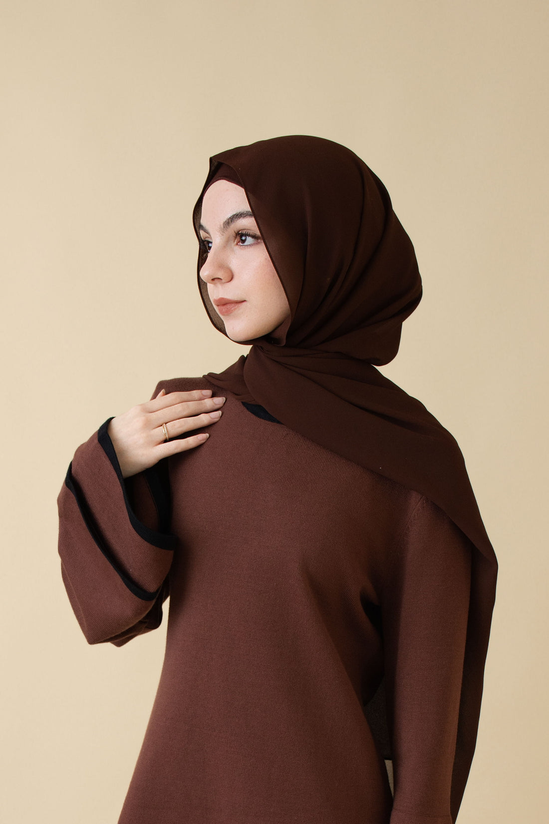 Chiffon Hijab - Mocha