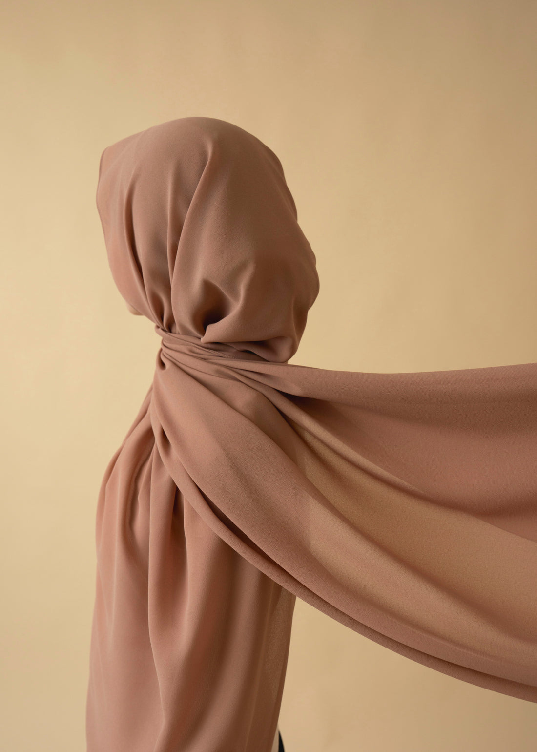 Chiffon Hijab - Almond