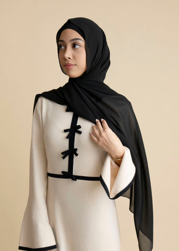Chiffon Hijab - Midnight